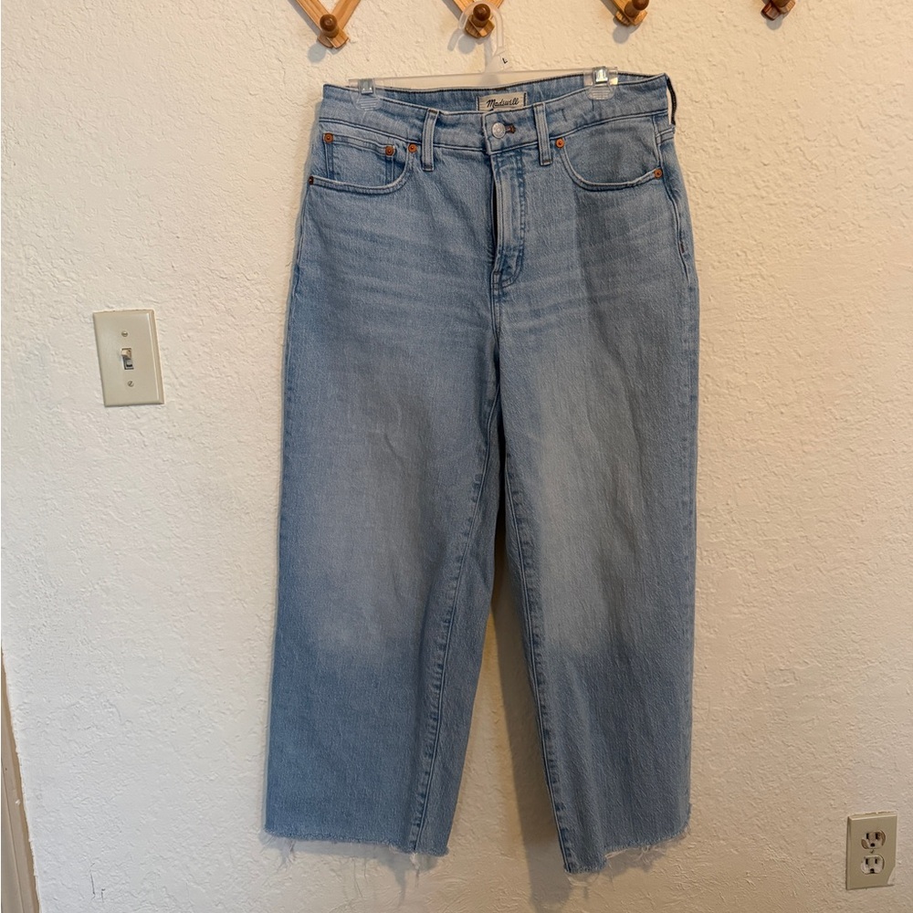Madewell The Curvy Perfect Vintage Wide-Leg Crop Jean